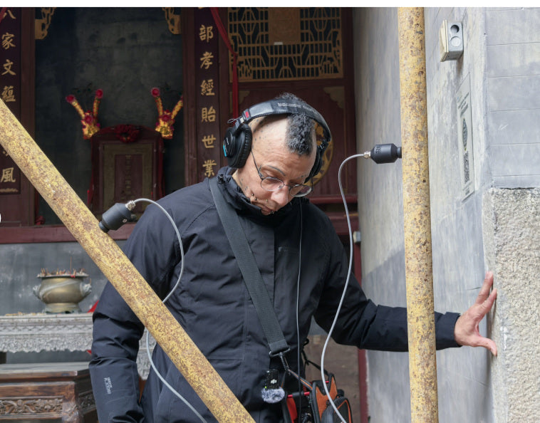 Cedrik Fermont field recording at Dawan Shijiu in Shenzhen